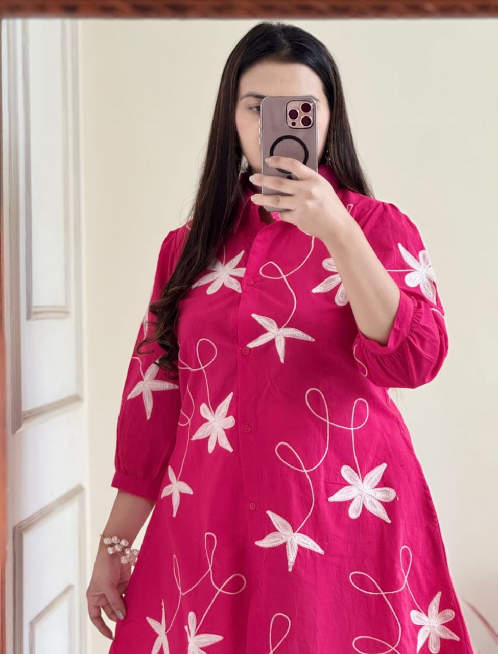 Elegant Designer Embroidered Co-ord Set