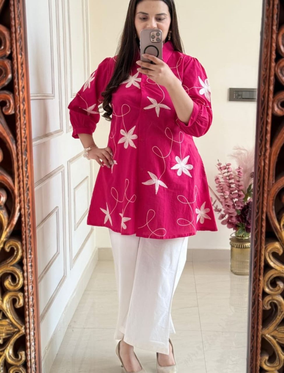 Elegant Designer Embroidered Co-ord Set