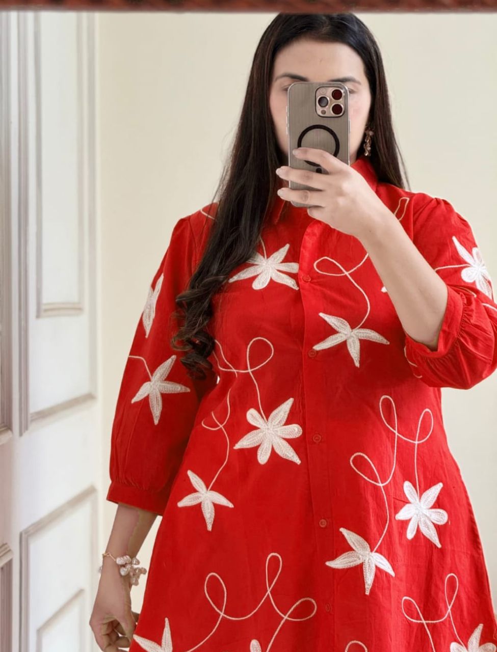 Elegant Designer Embroidered Co-ord Set