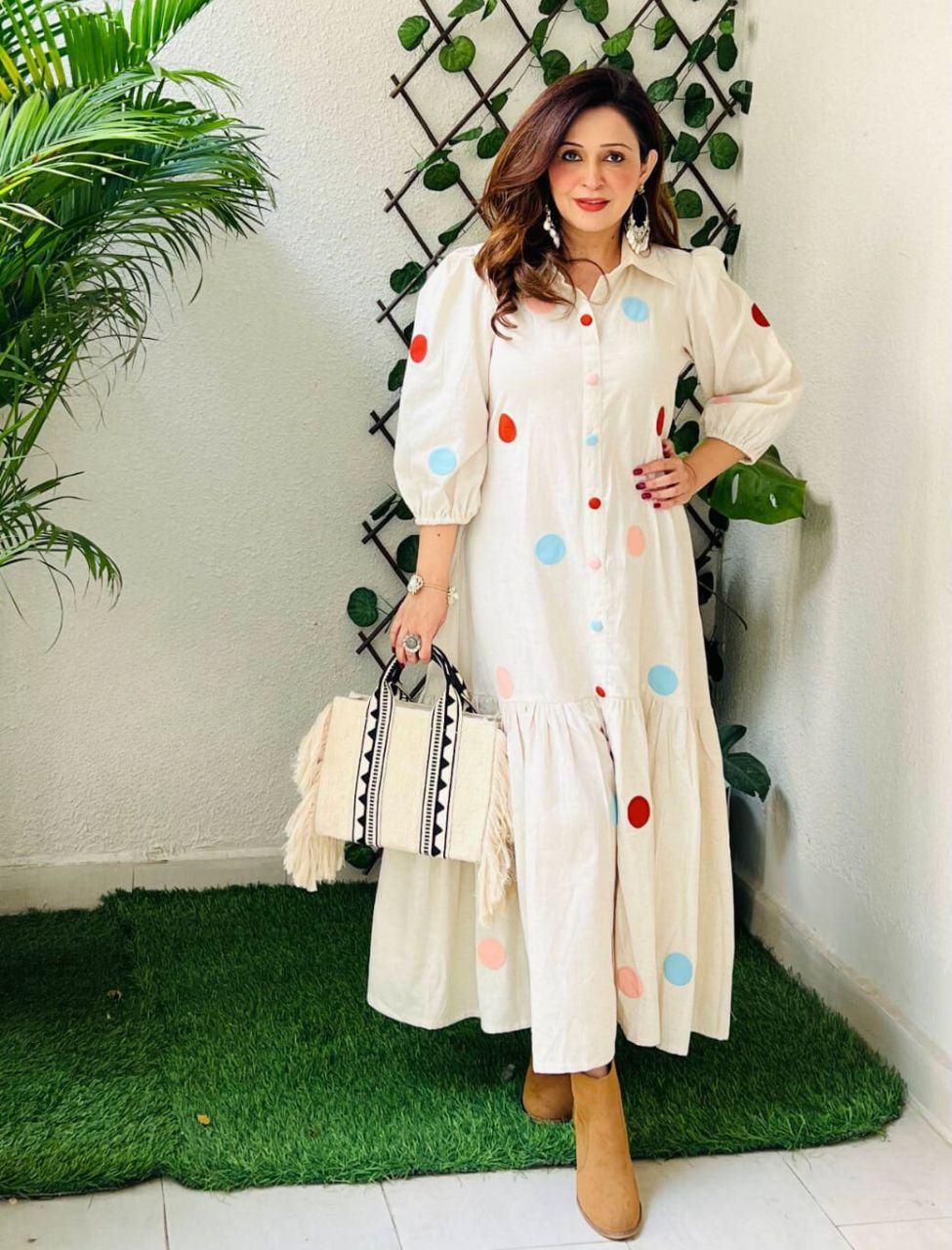 Designer White Dress