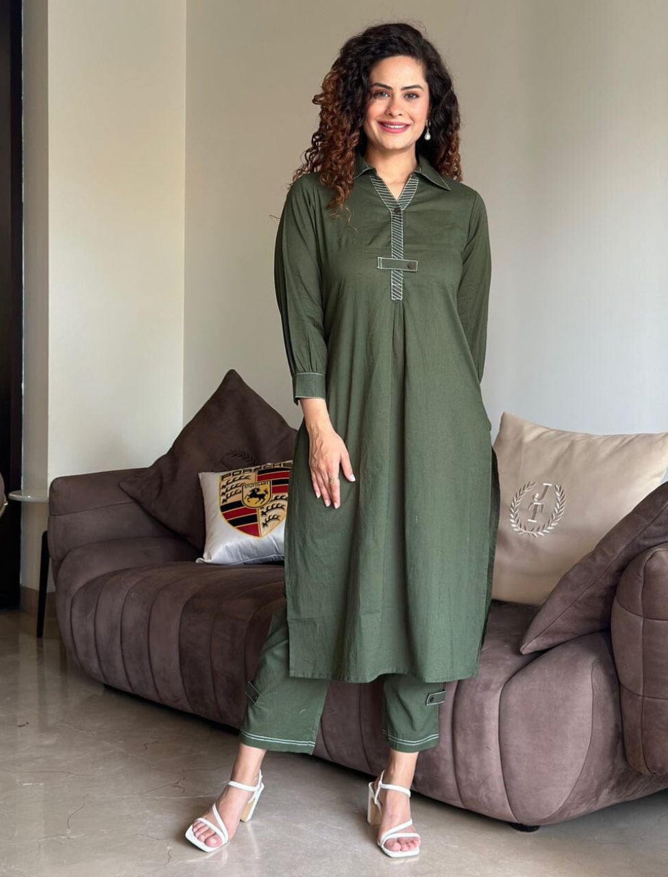 Elegant Classy Printed Co-ord Set