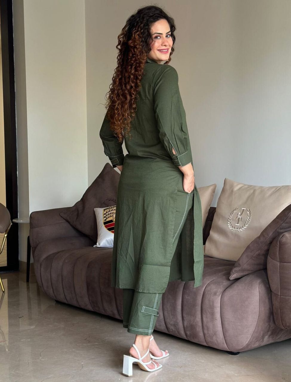 Elegant Classy Printed Co-ord Set