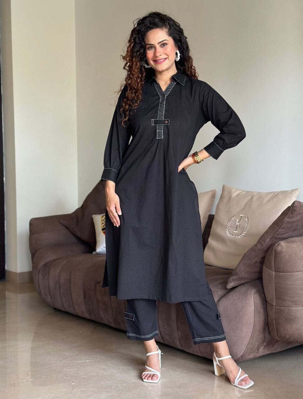 Elegant Classy Printed Co-ord Set