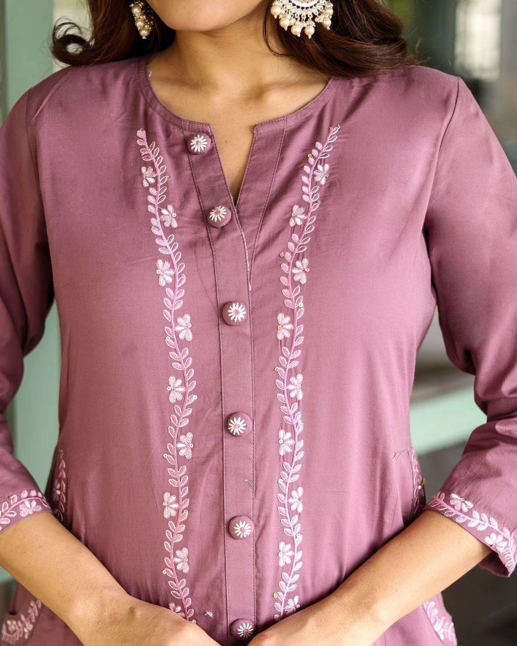 Designer Handwork Embroidered Co-ord Set