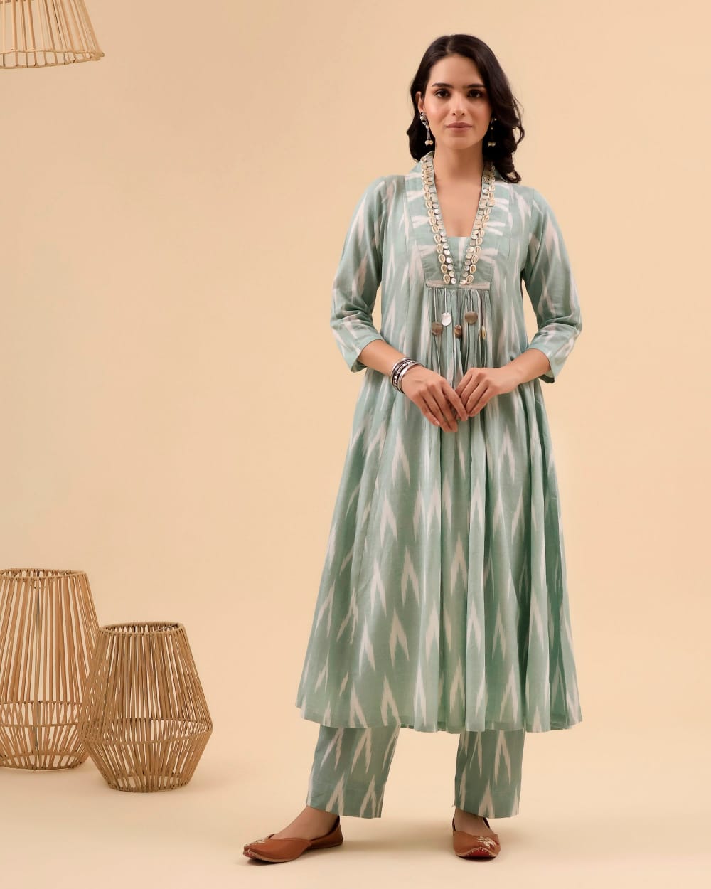 Elegant Classy Embroidered Co-ord Set