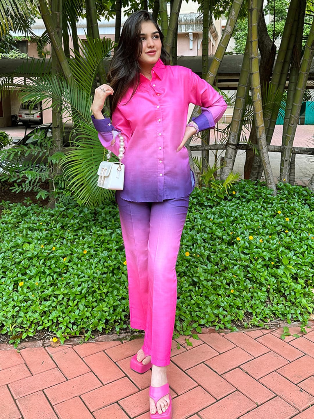 Elegant Dyed Printed Co-ord Set