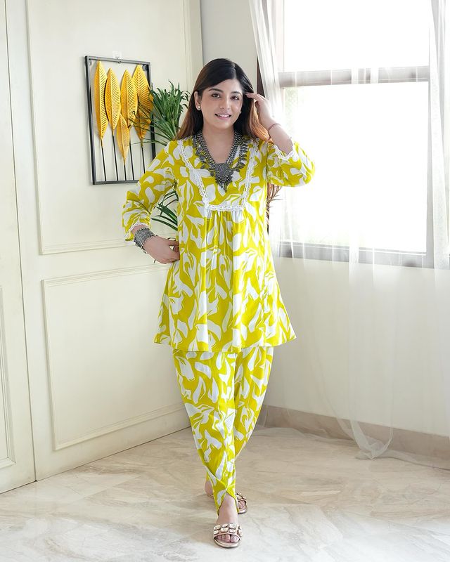 Designer Floral Embroidered Co-ord Set