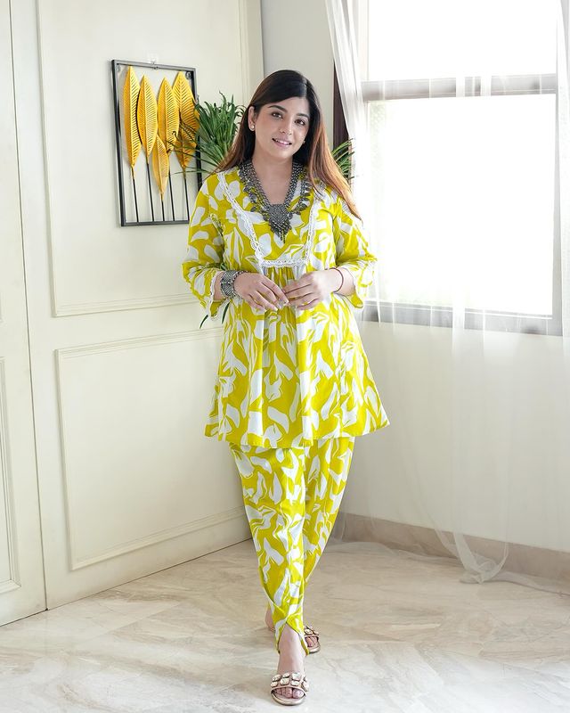 Designer Floral Embroidered Co-ord Set