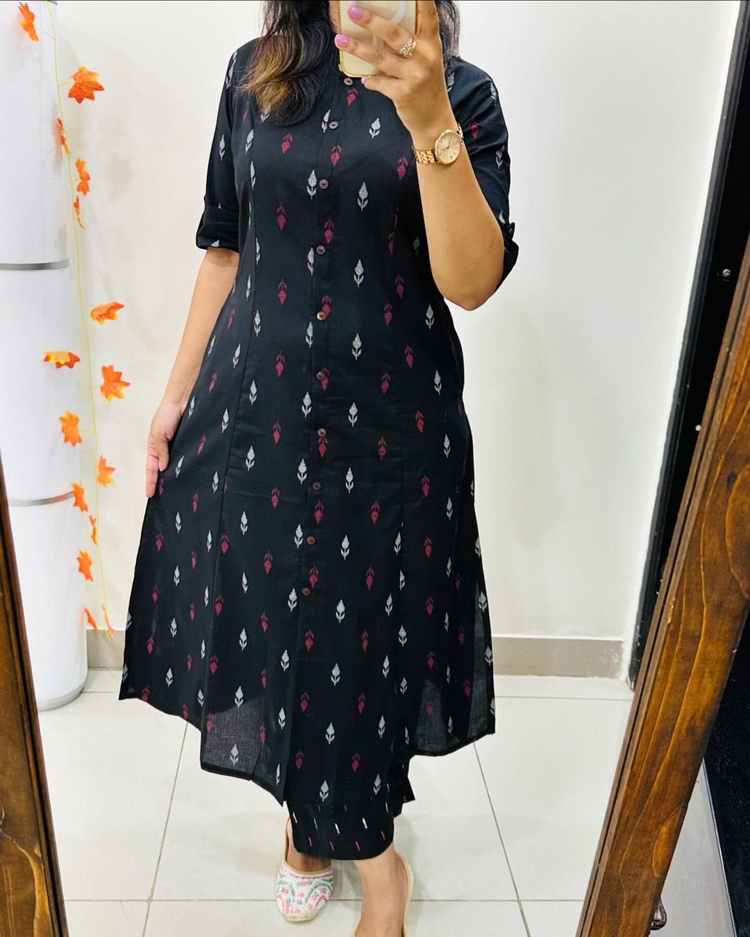 Elegant A-Line Printed Co-ord Set