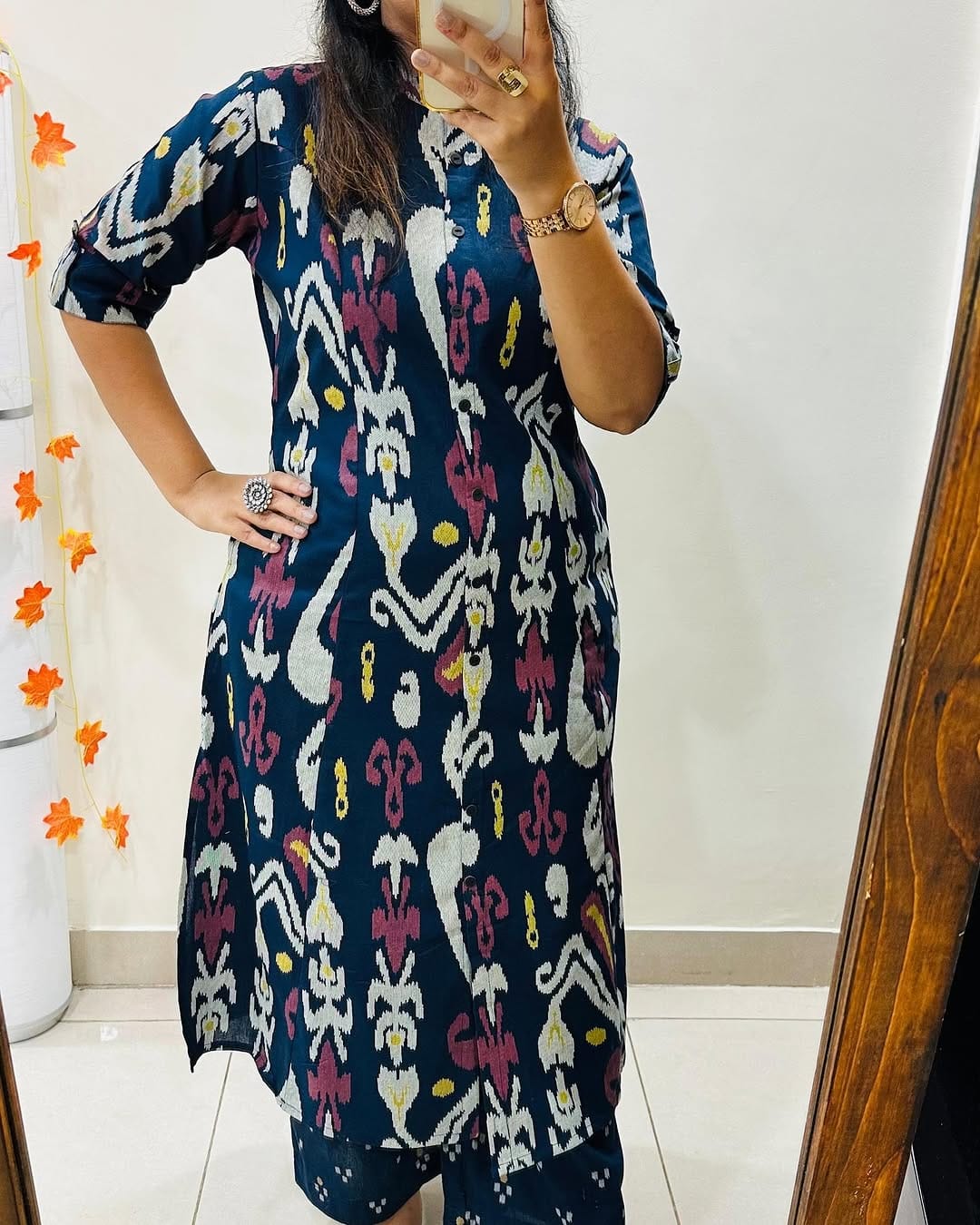 Cotton Printed Long Co-ord Set