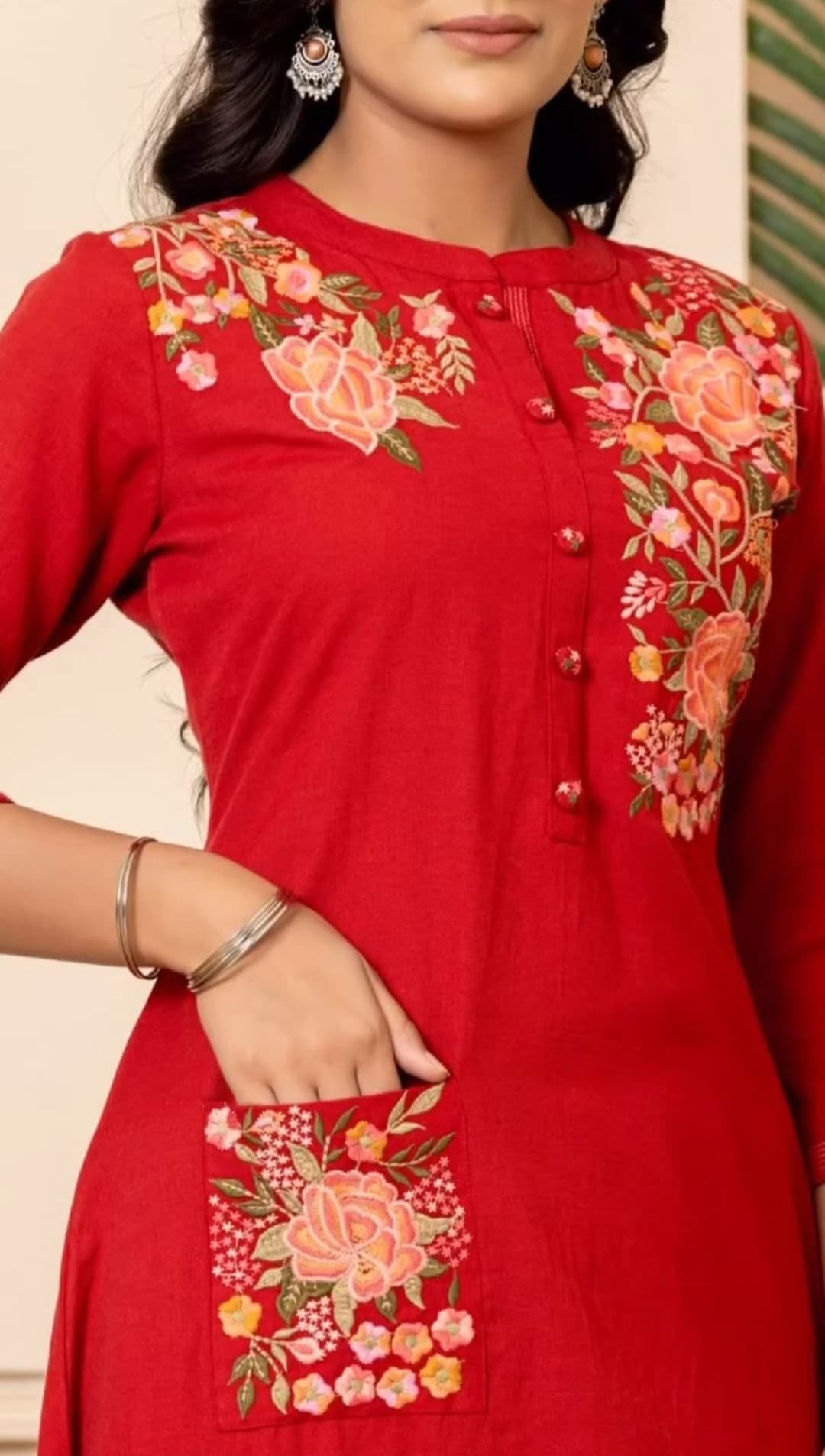 Elegant Floral Designed Co-ord Set