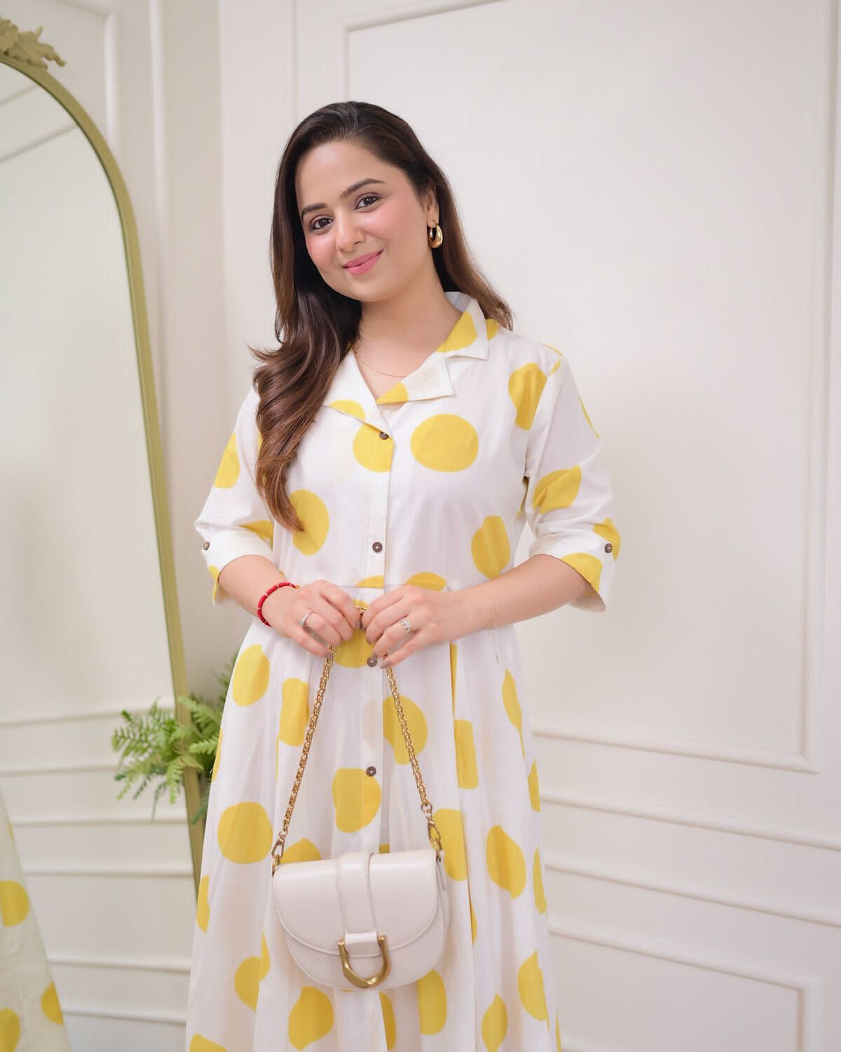 Light Polka Dots Cotton Dress