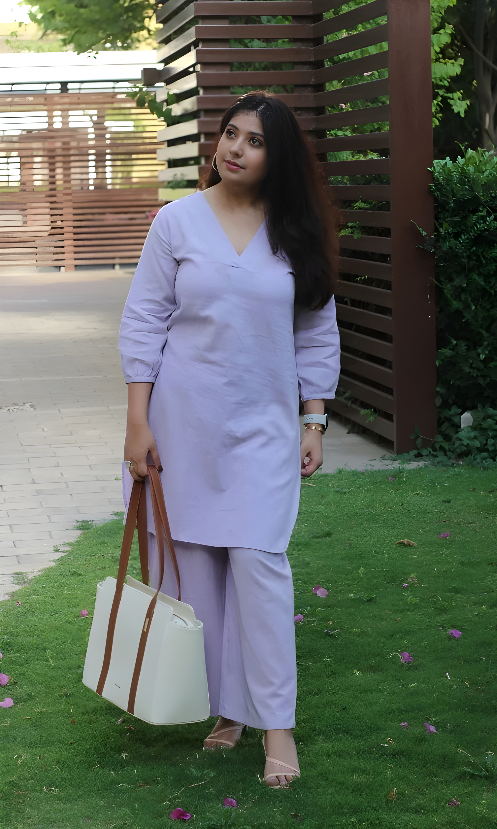 Solid Side Cut Co-ord Set