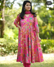 lightweight and flowy Angrakha pattern Anarkali