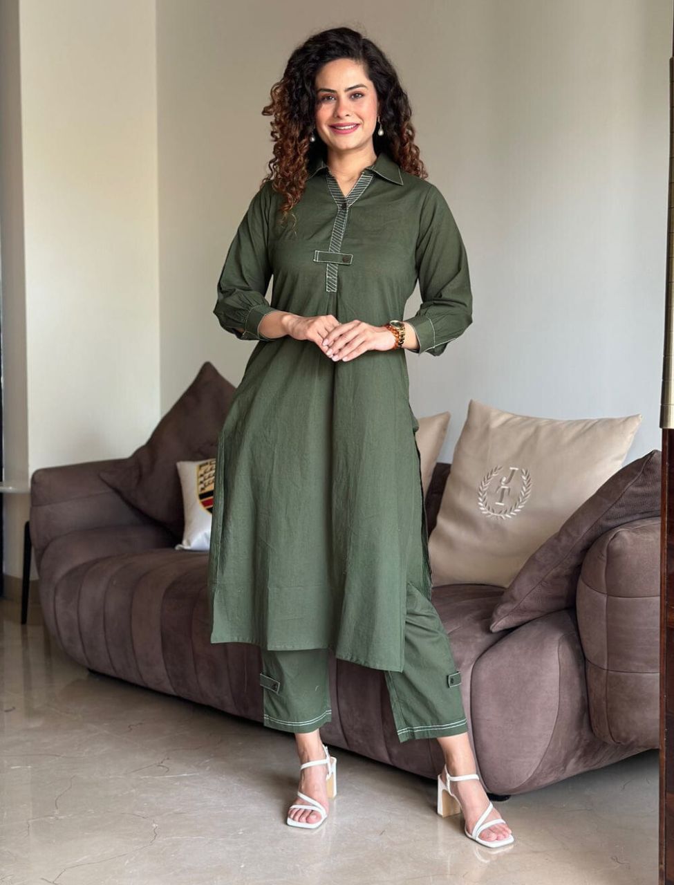 Elegant Classy Printed Co-ord Set