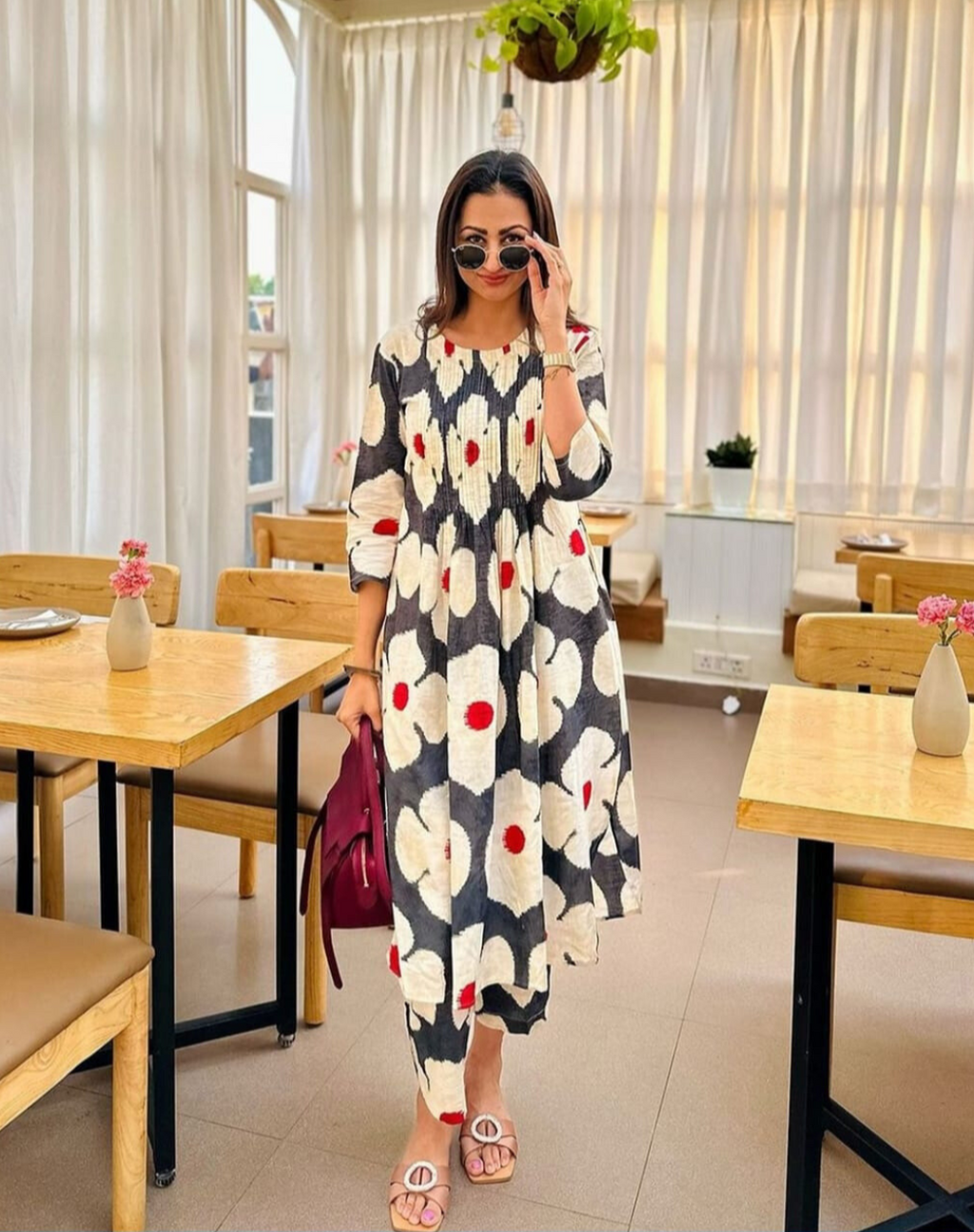 Black & White Printed Co-ord Set