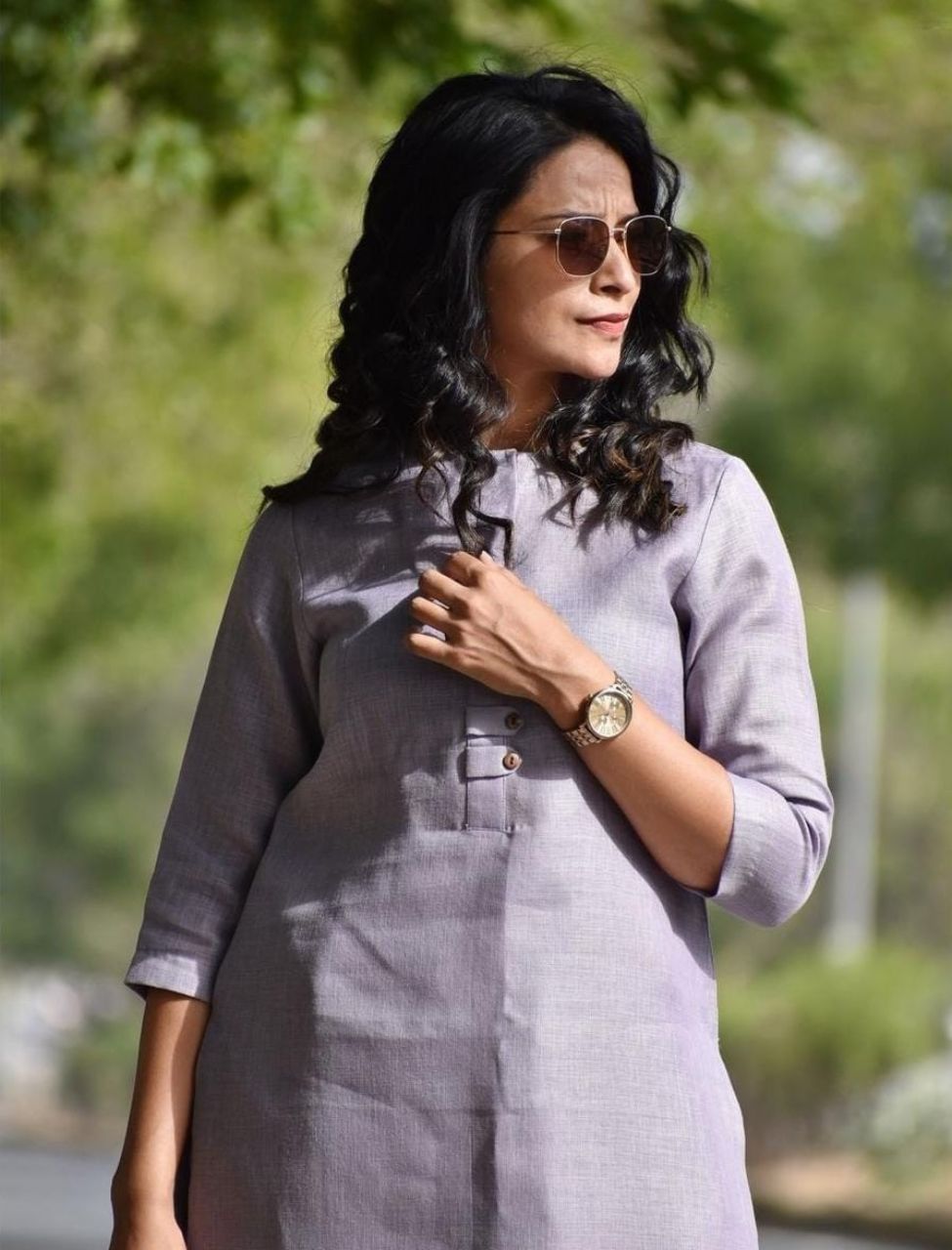 Premium Gray Embroidered Co-ord Set