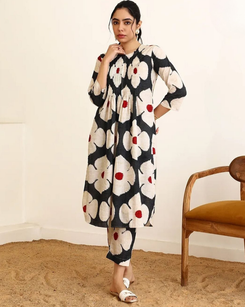 Black & White Printed Co-ord Set