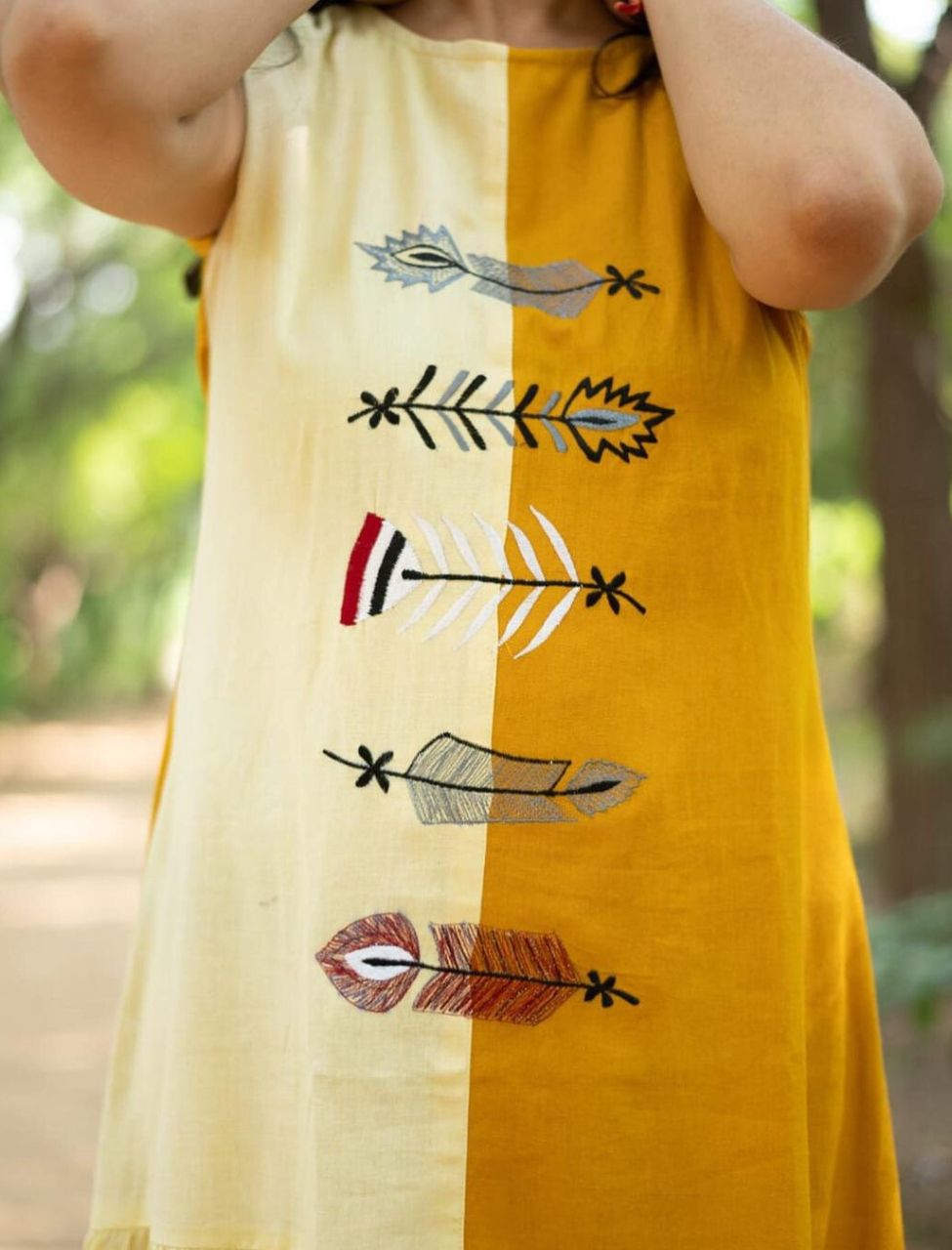 Stylish Designer Embroidered Midi Dress