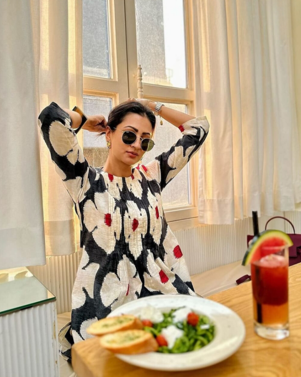 Black & White Printed Co-ord Set