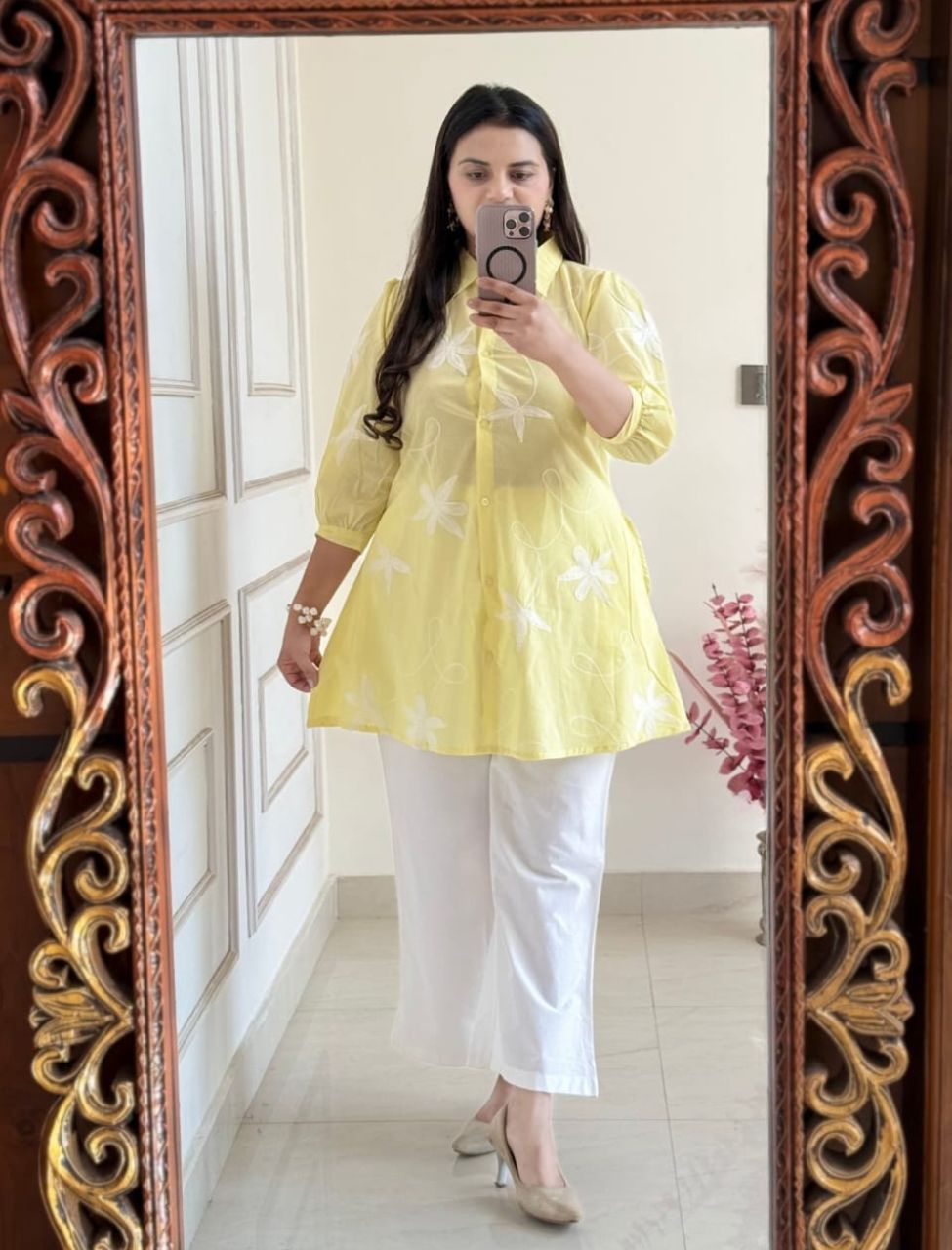 Elegant Designer Embroidered Co-ord Set