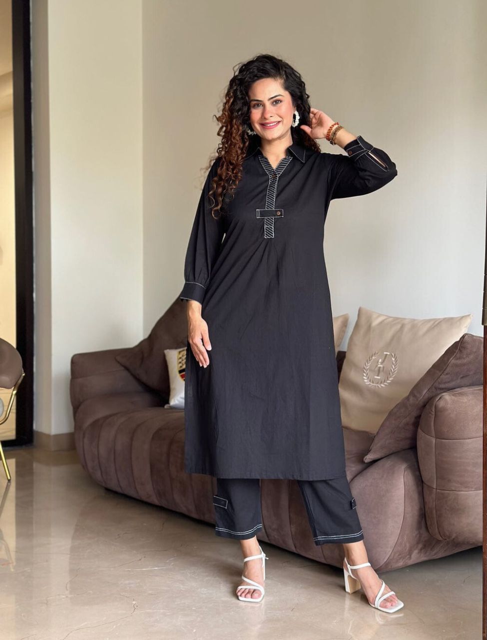 Elegant Classy Printed Co-ord Set