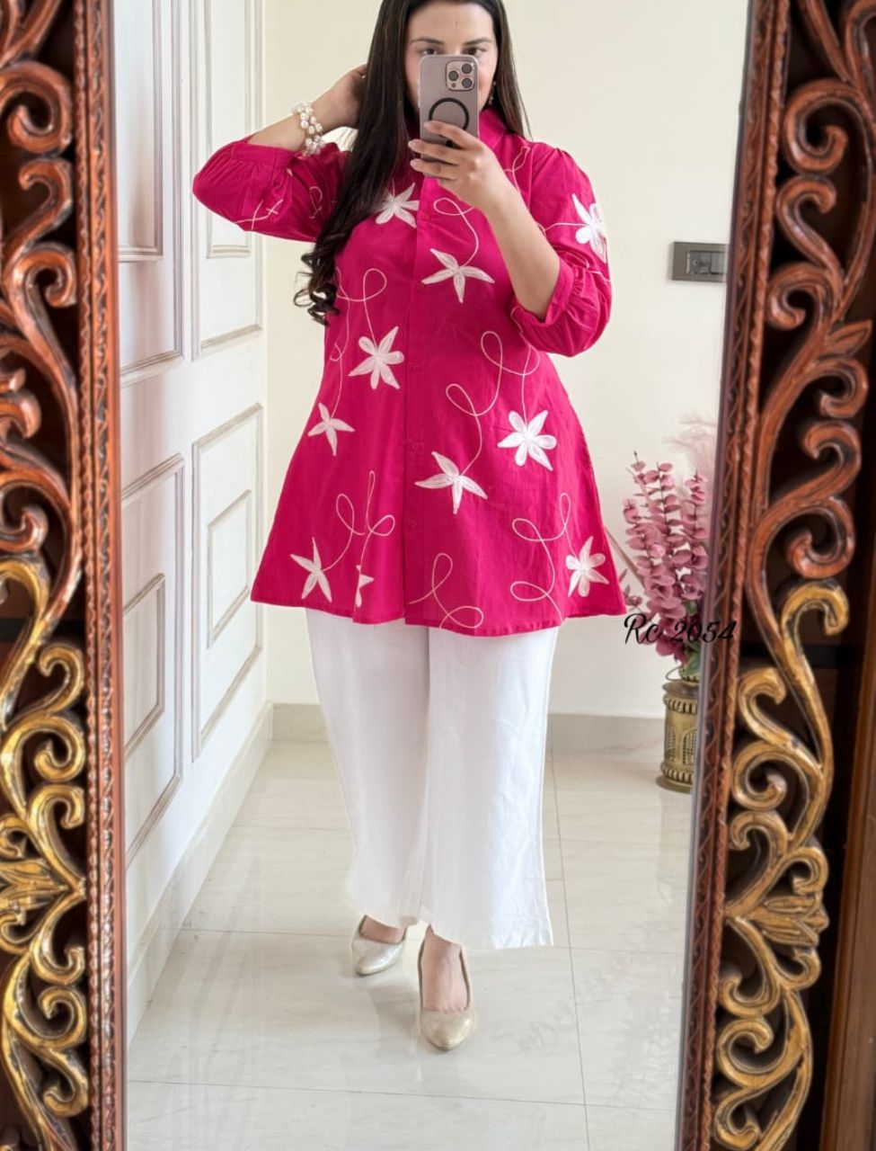 Elegant Designer Embroidered Co-ord Set