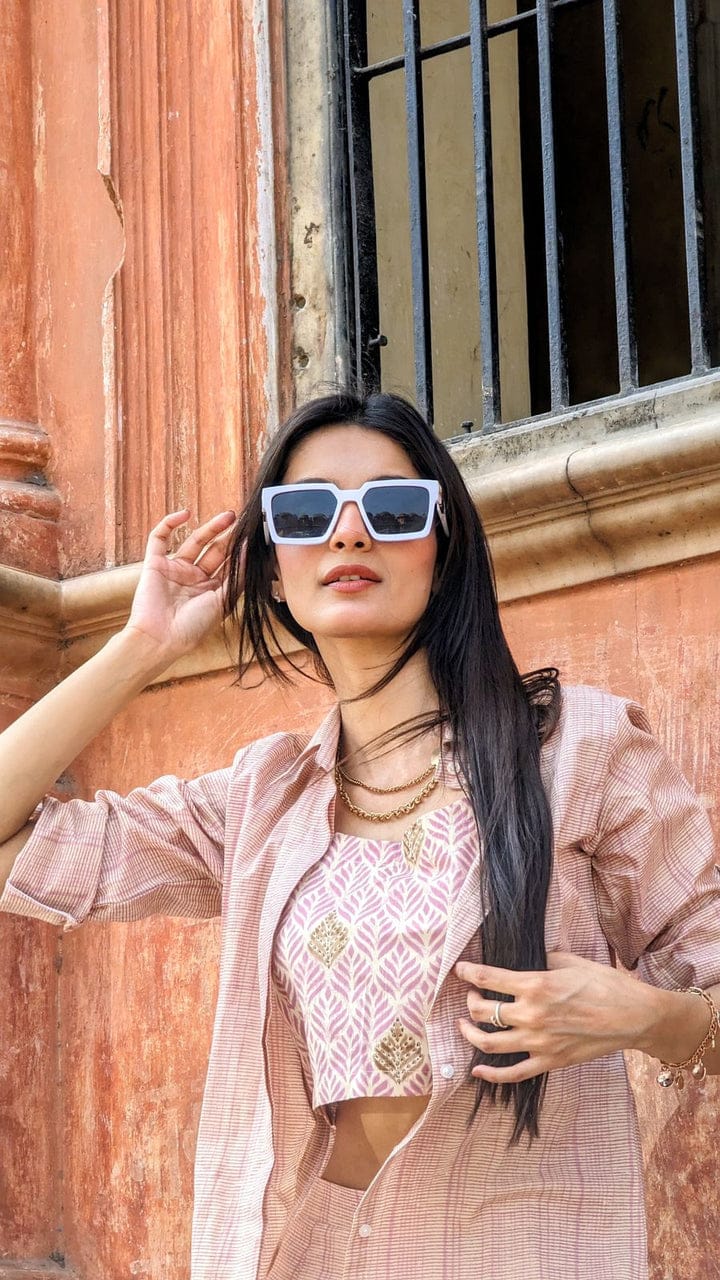 Hand-block printed craft co-ord set