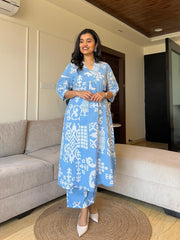 Branded Co-ord Set With pant and ankle Length for Easy Movement