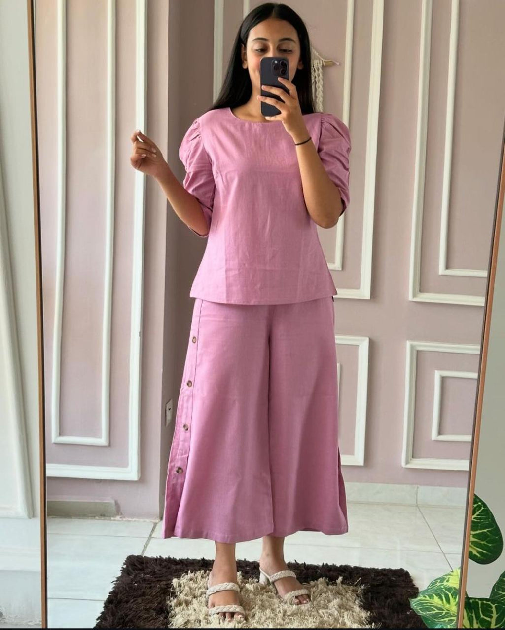 Stylish Chic Embroidered Co-ord Set