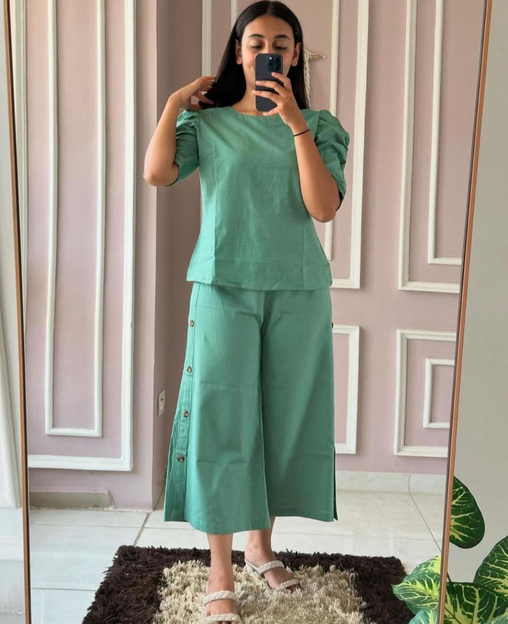 Stylish Chic Embroidered Co-ord Set