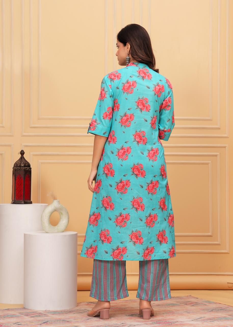 Premium Floral Printed Co-ord Set