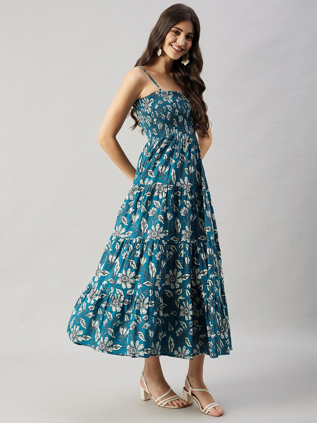 Stylish Anarkali Printed Dress