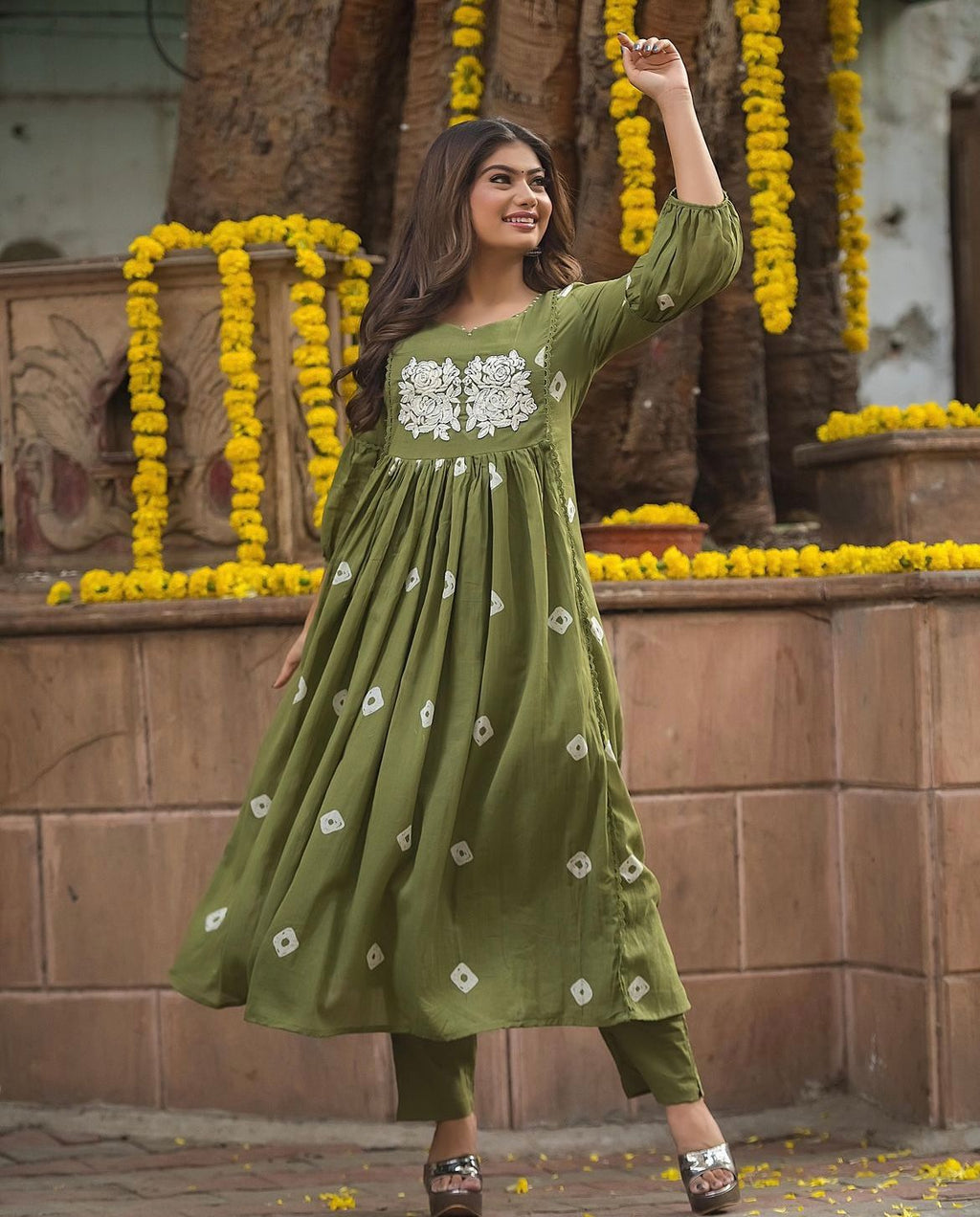 Beautiful Classy Embroidered Co-ord Set