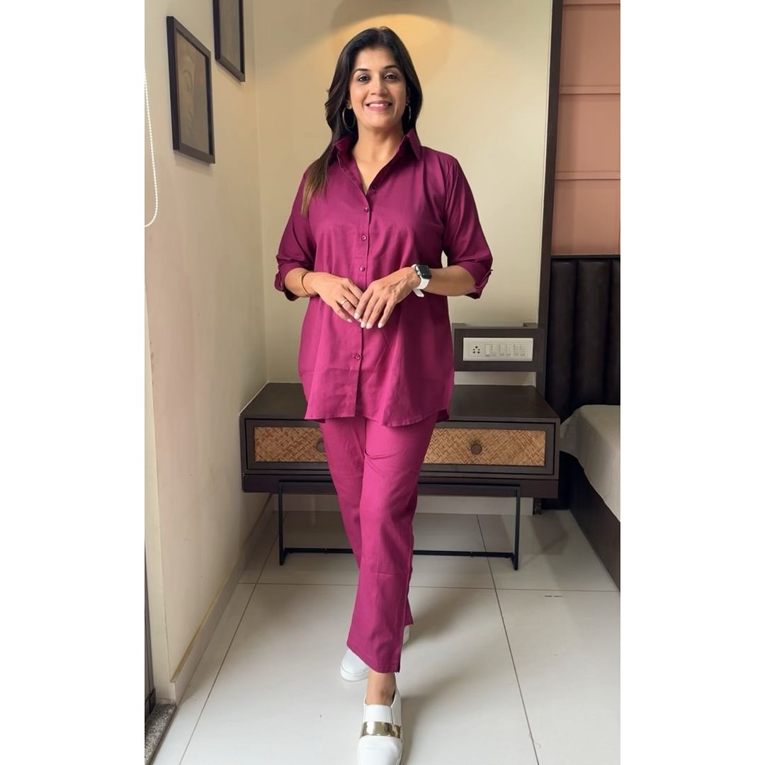 Premium Classy Solid Co-ord Set