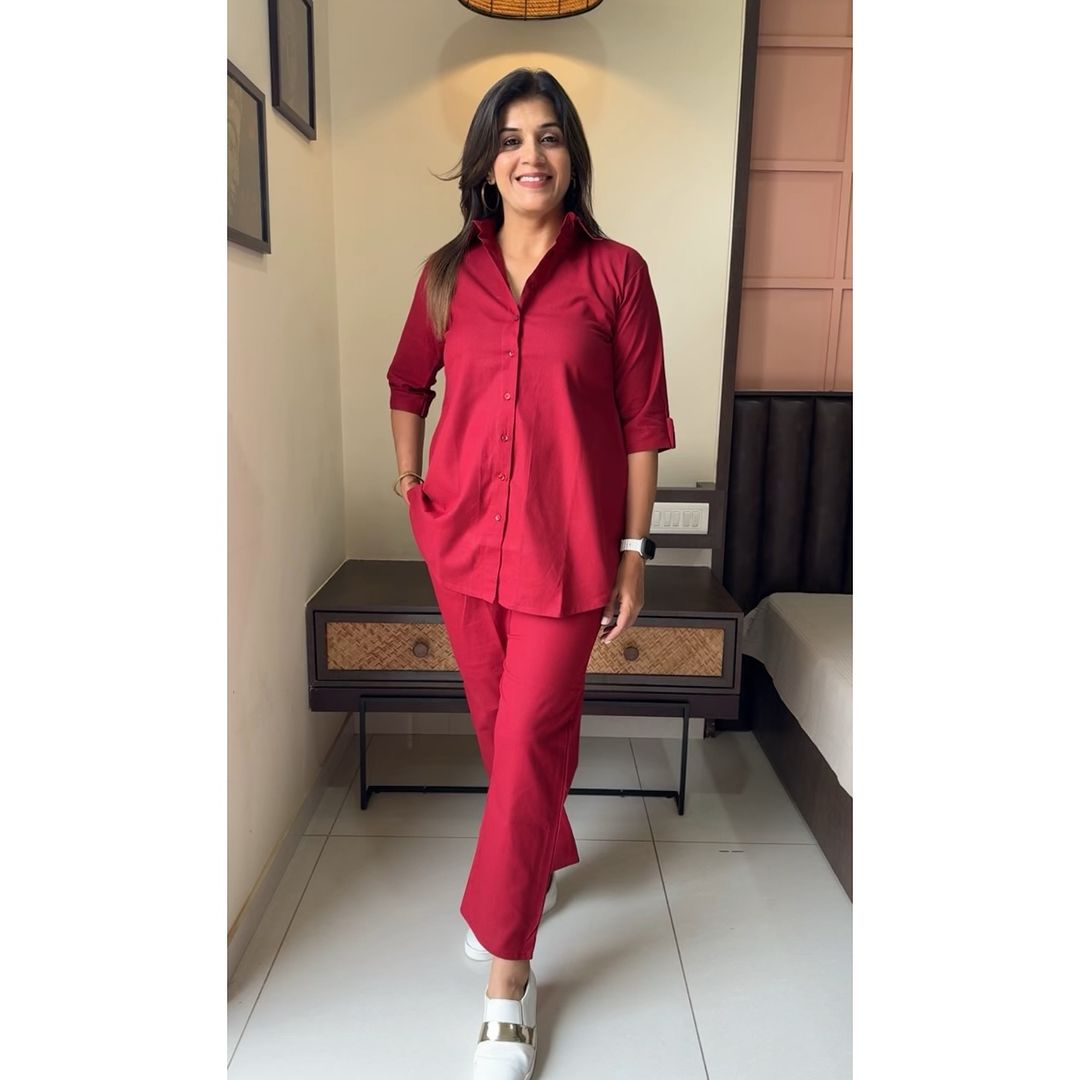 Premium Classy Solid Co-ord Set