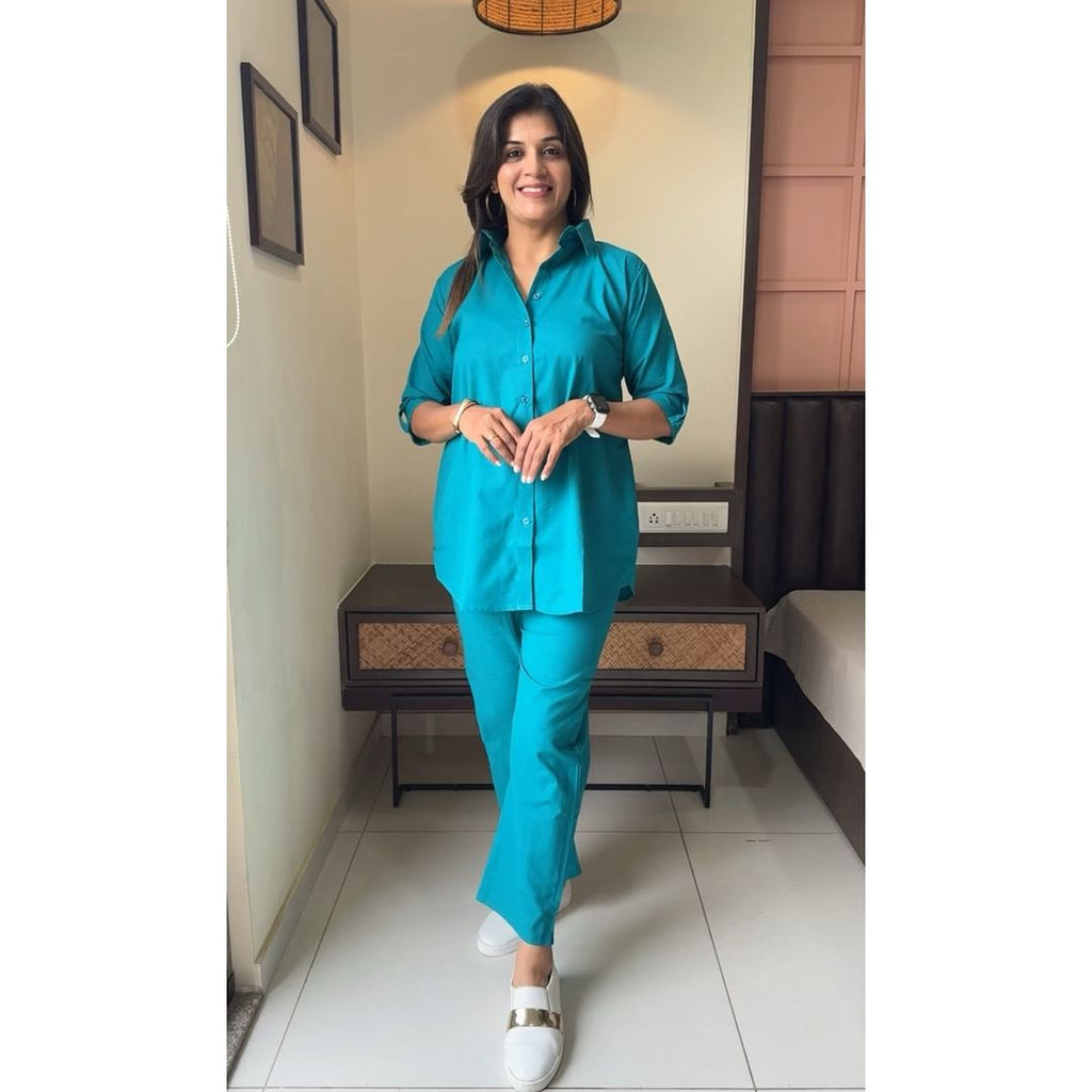 Premium Classy Solid Co-ord Set