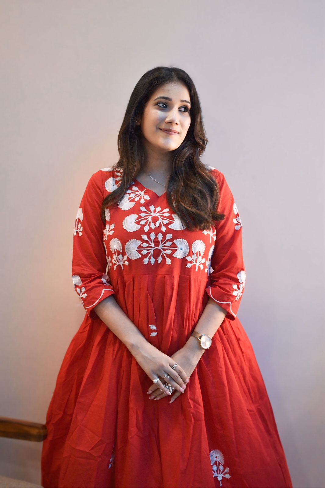 Designer Floral Embroidered Co-ord Set