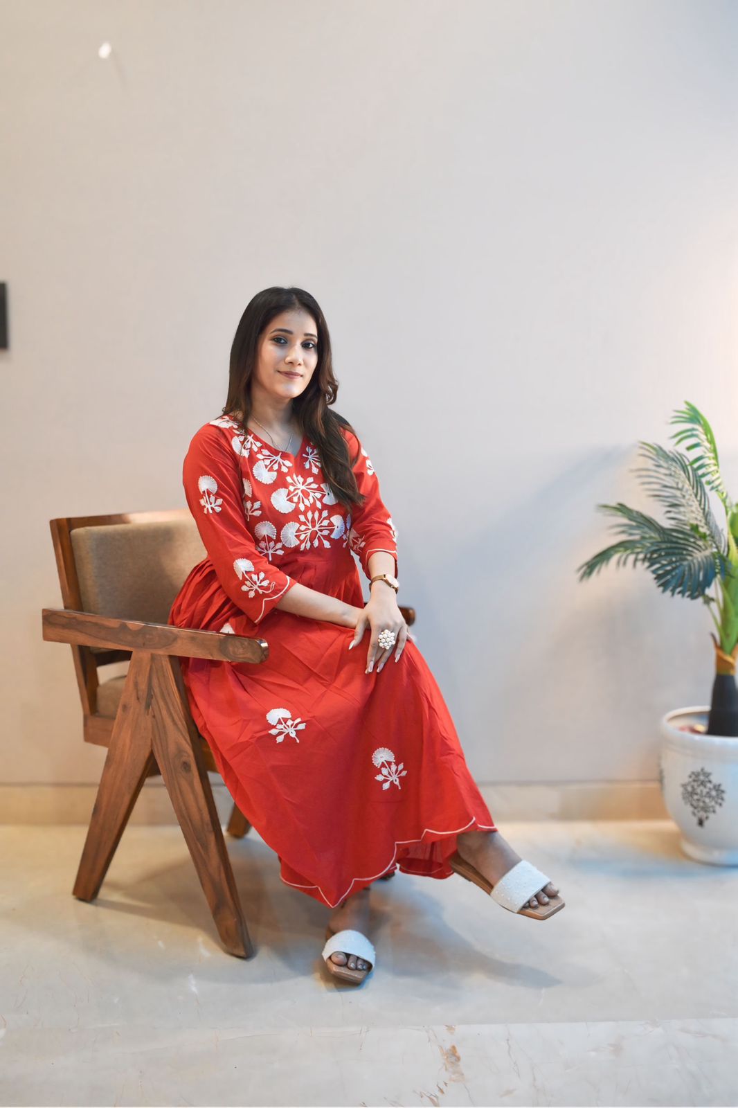 Designer Floral Embroidered Co-ord Set