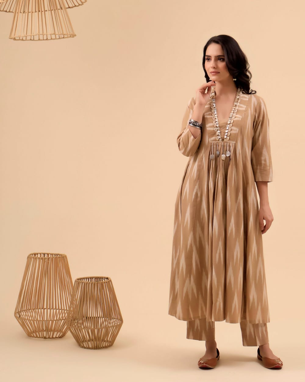 Elegant Classy Embroidered Co-ord Set