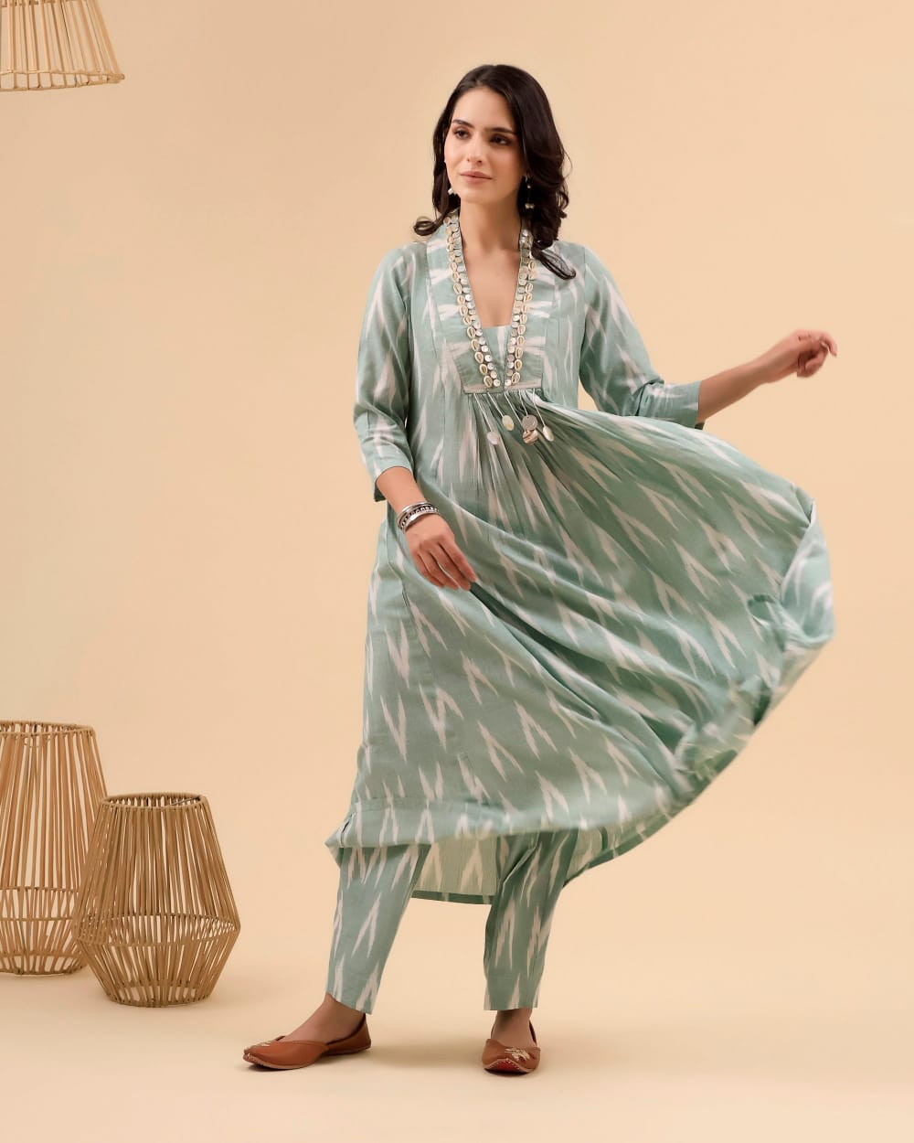 Elegant Classy Embroidered Co-ord Set