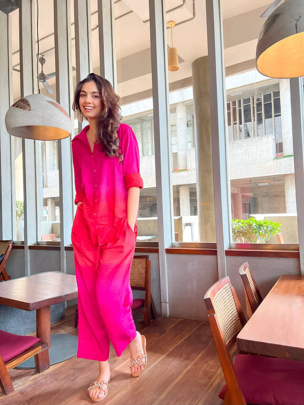 Elegant Dyed Printed Co-ord Set