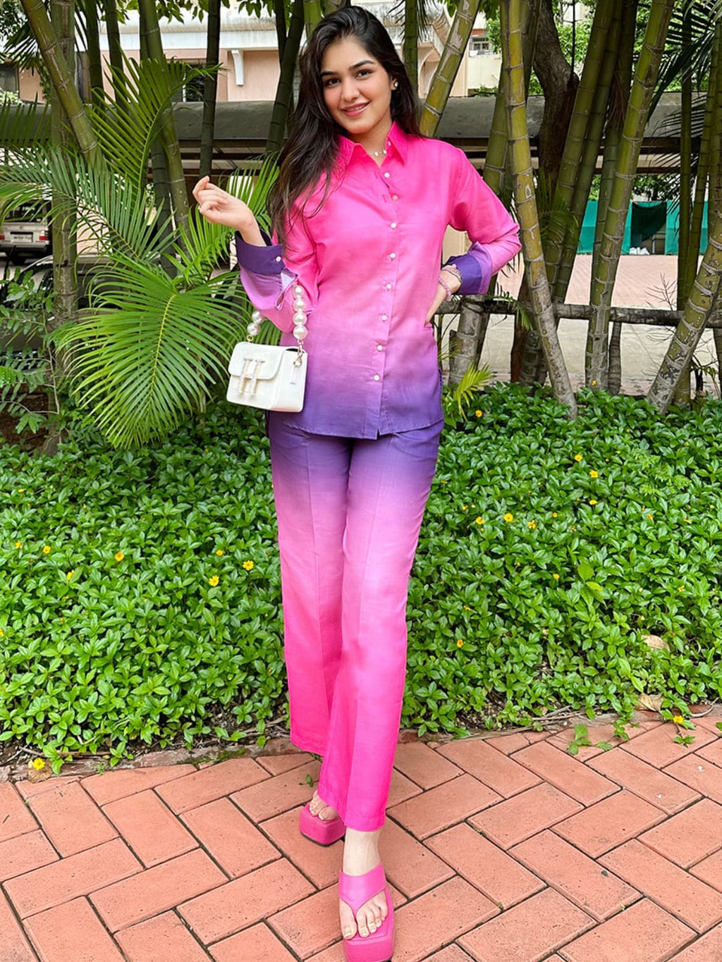 Elegant Dyed Printed Co-ord Set