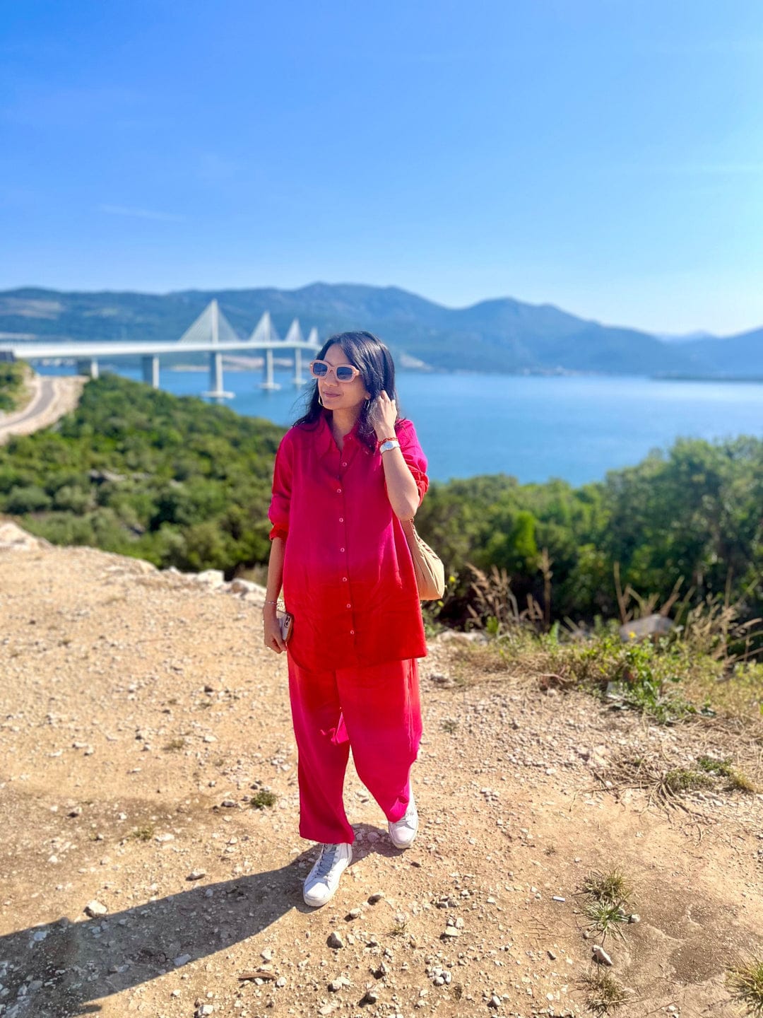 Elegant Dyed Printed Co-ord Set