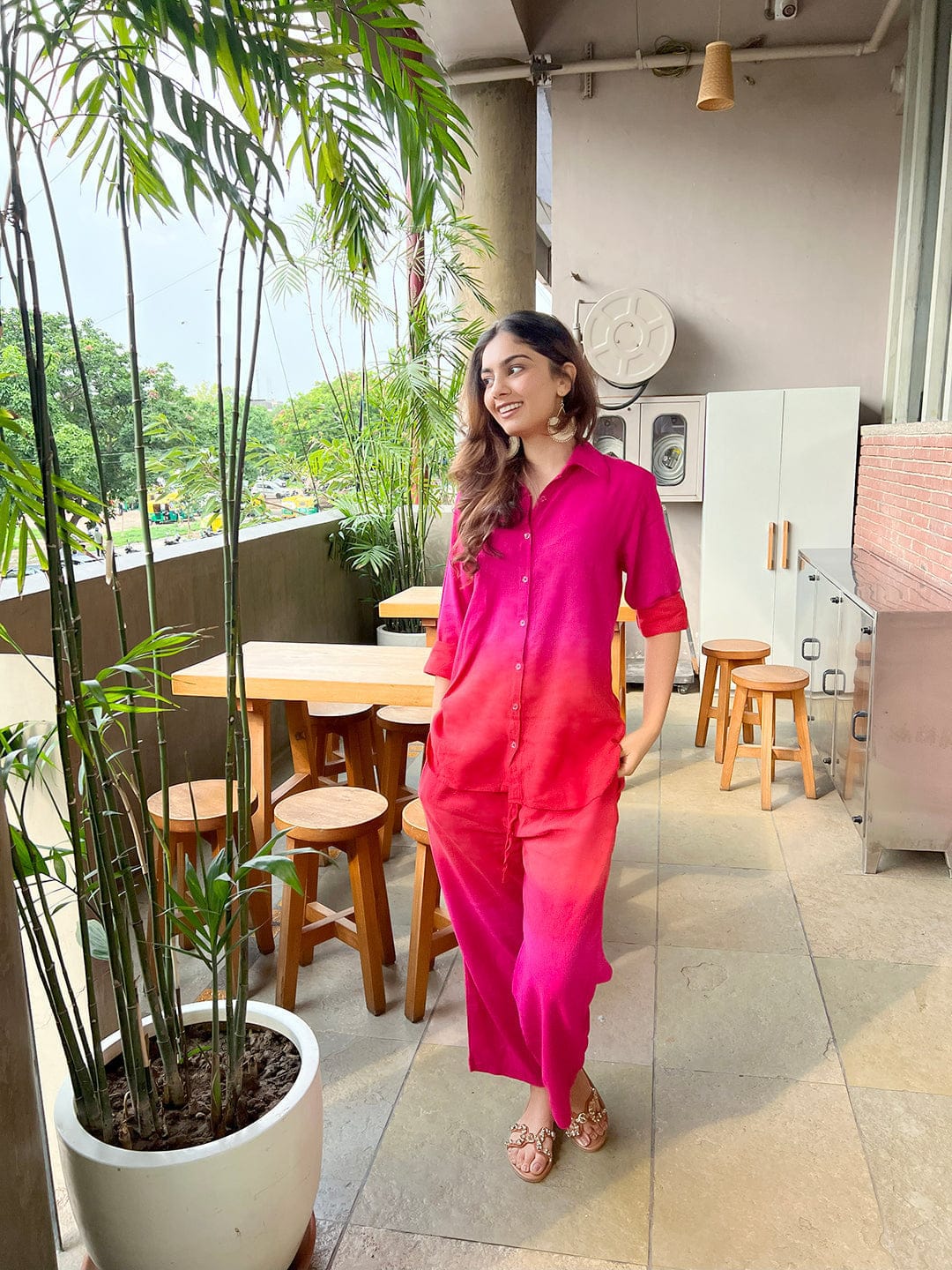 Elegant Dyed Printed Co-ord Set