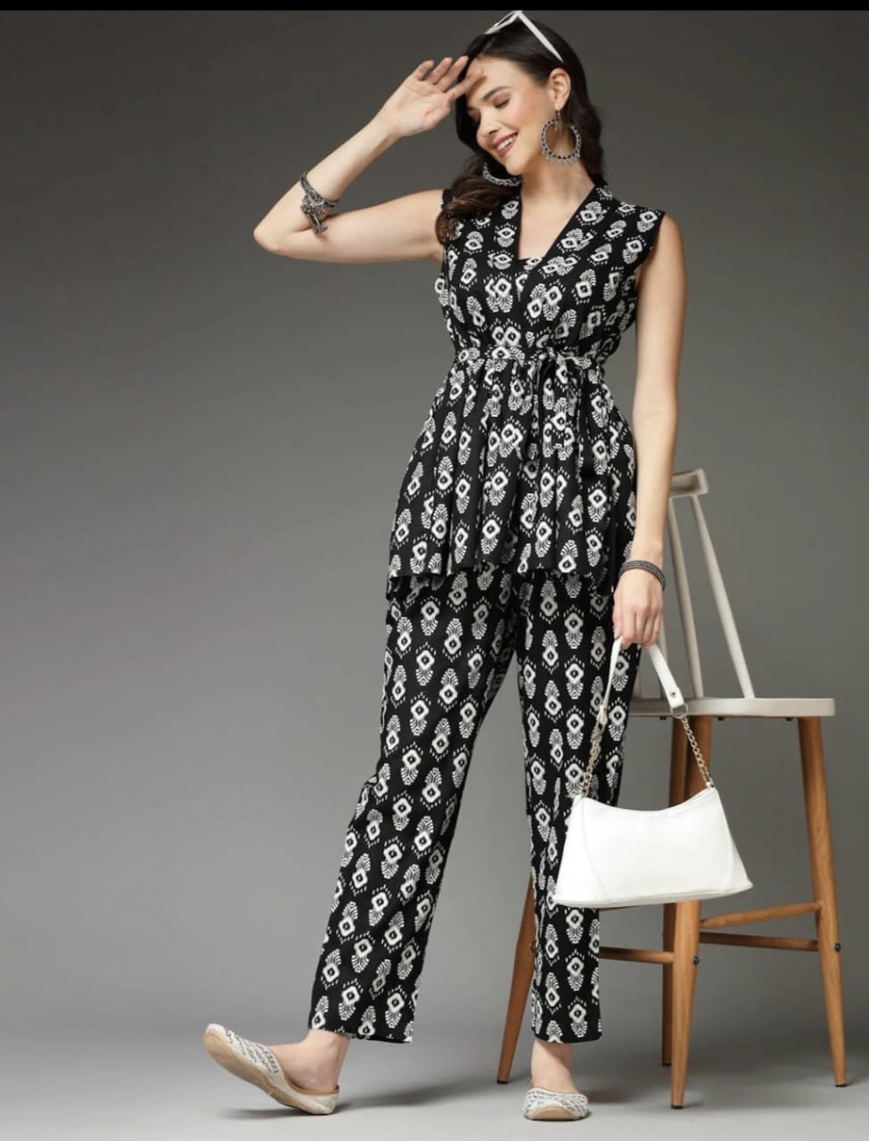 Premium Black Stylish Co-ord Set