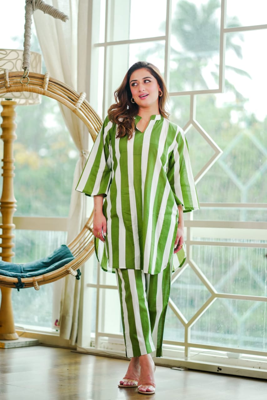 Classy Casual Stripe Co-ord Set