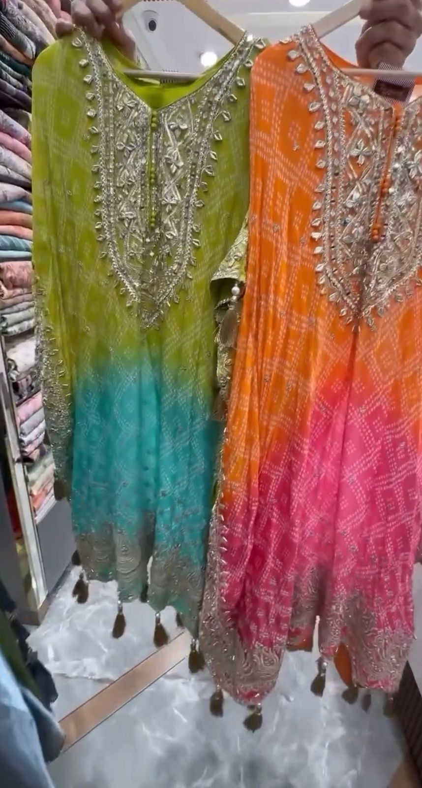 Designer Kaftan Embroidered Co-ord Set