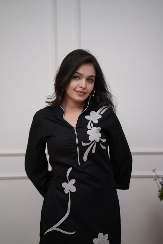 Classy Floral Embroidered Co-ord Set