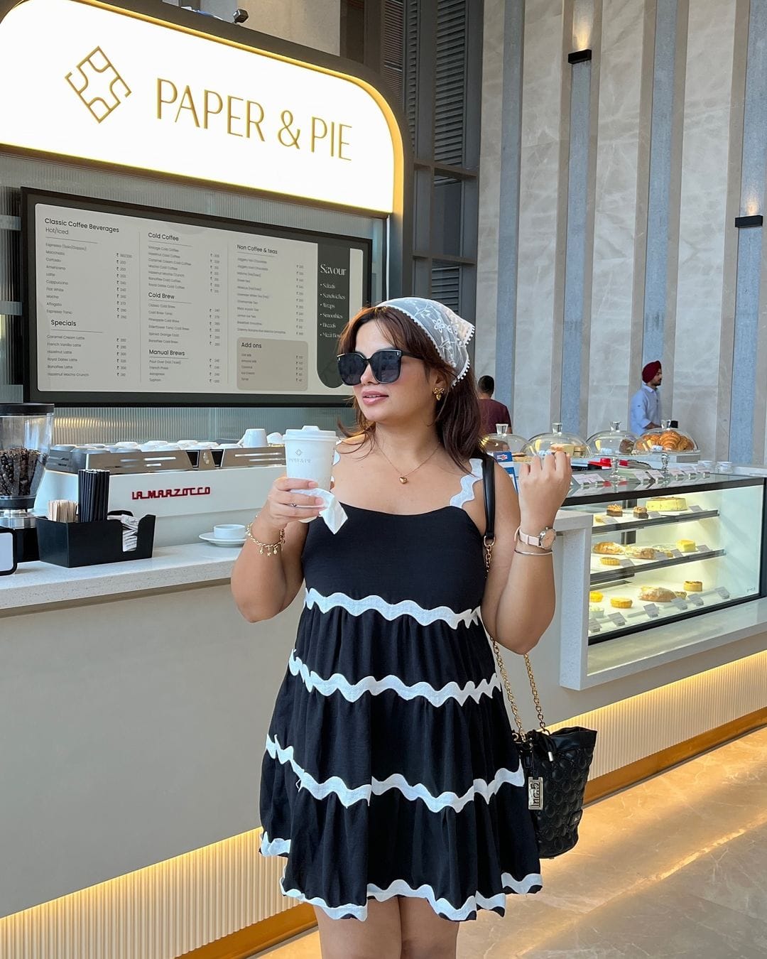 Designer Black Mini Midi Dress